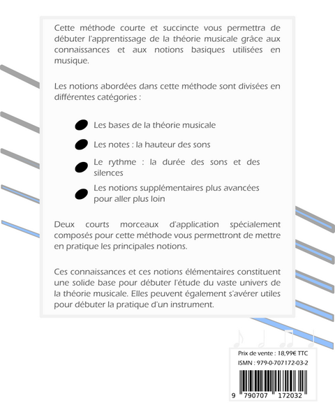 Quatrième de couverture de la méthode Les techniques de base de la guitare