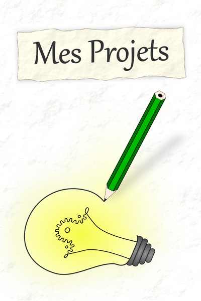 Couverture du carnet Mes Projets.